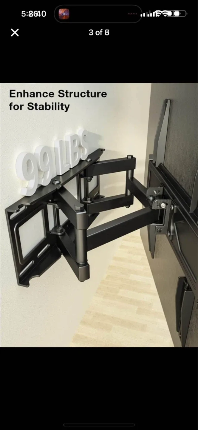 TV Wall Mount 32"-70" Wide Compatibility image indicator(3)