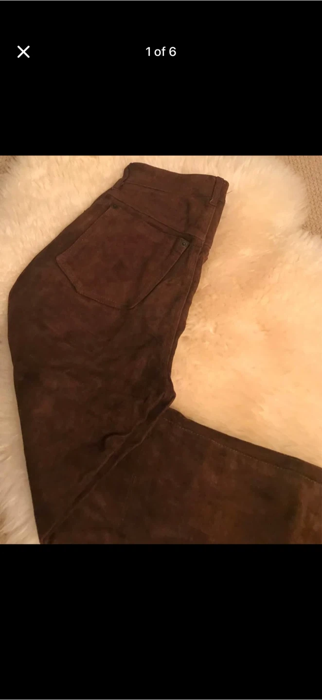 Genuine suede Stretch  Pants