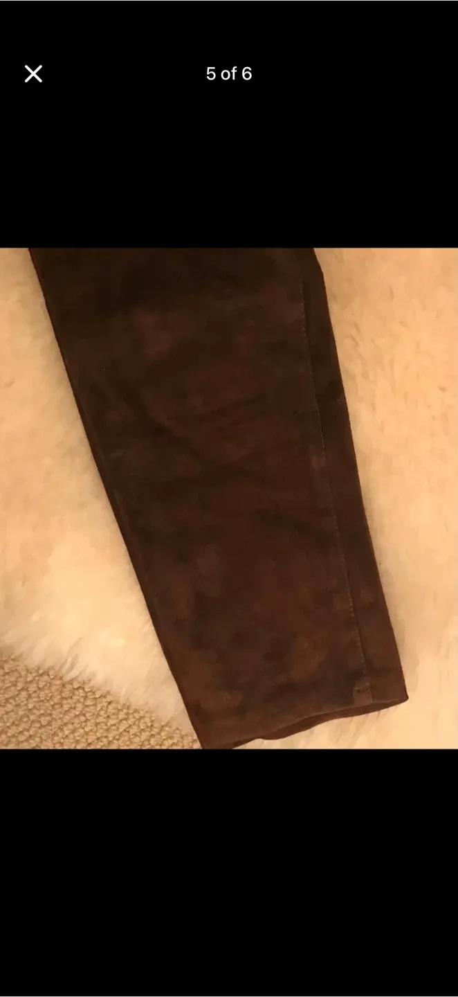 Genuine suede Stretch  Pants 🥕 image indicator(4)