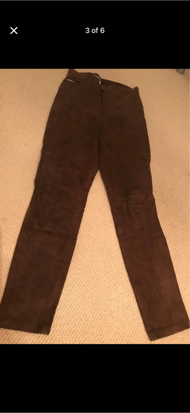 Genuine suede Stretch  Pants - photo 5