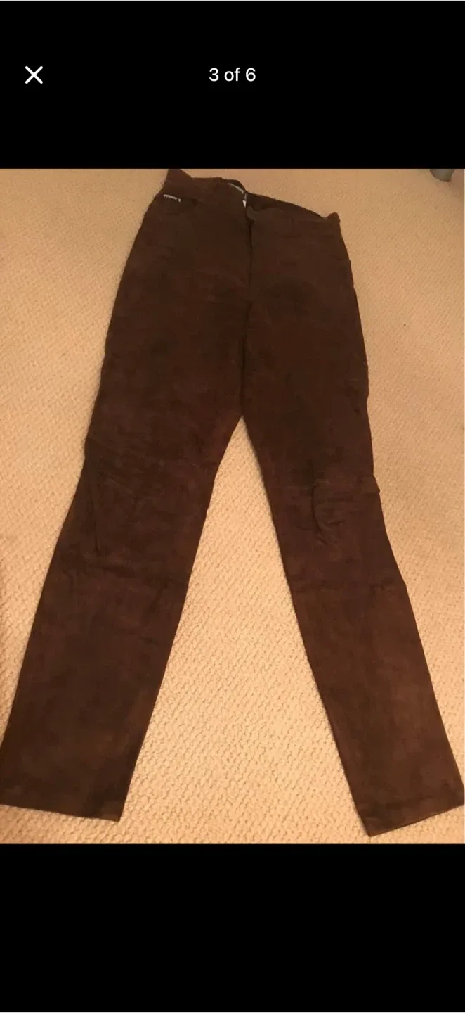 Genuine suede Stretch  Pants 🥕 image indicator(5)
