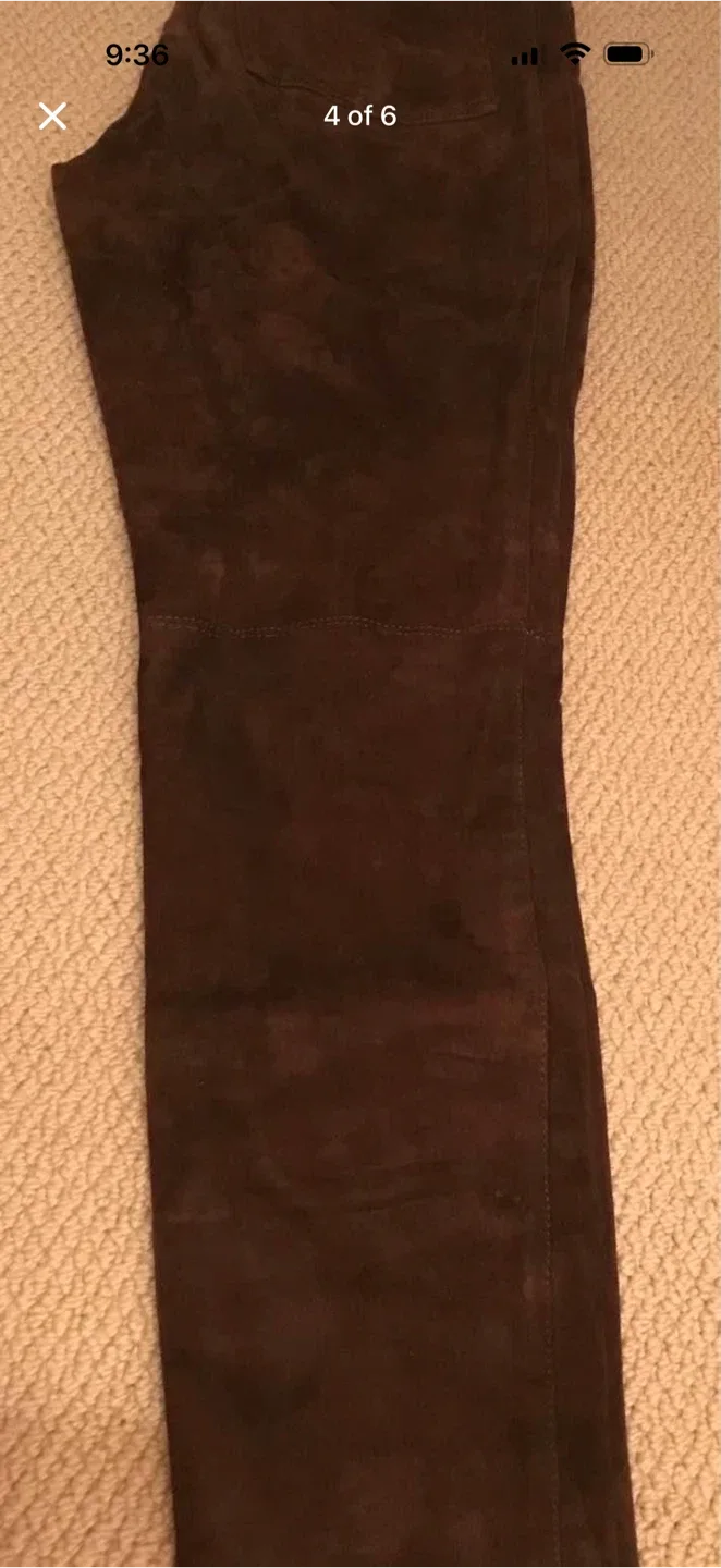 Genuine suede Stretch  Pants 🥕 image indicator(6)