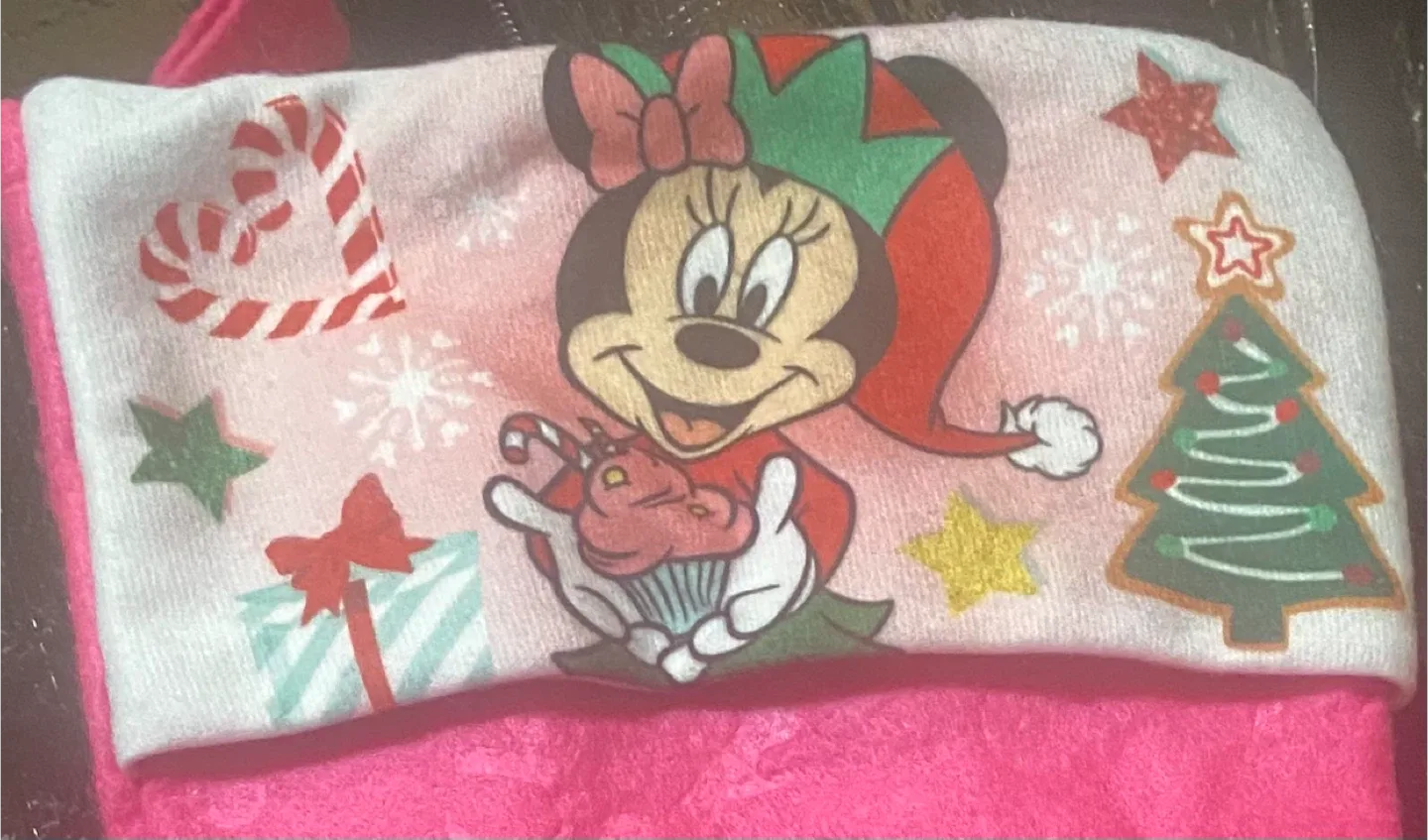 Minnie Mouse Christmas Stocking - Pink image indicator(2)