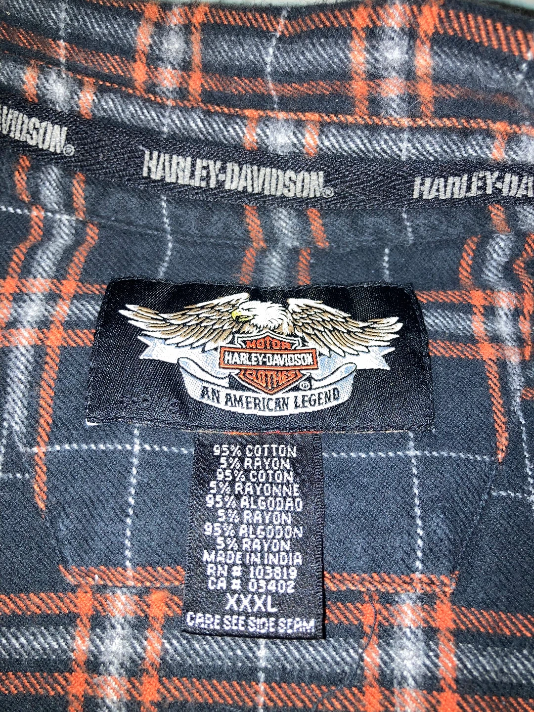Harley-Davidson Flannel Shirt - XXXL - photo 2