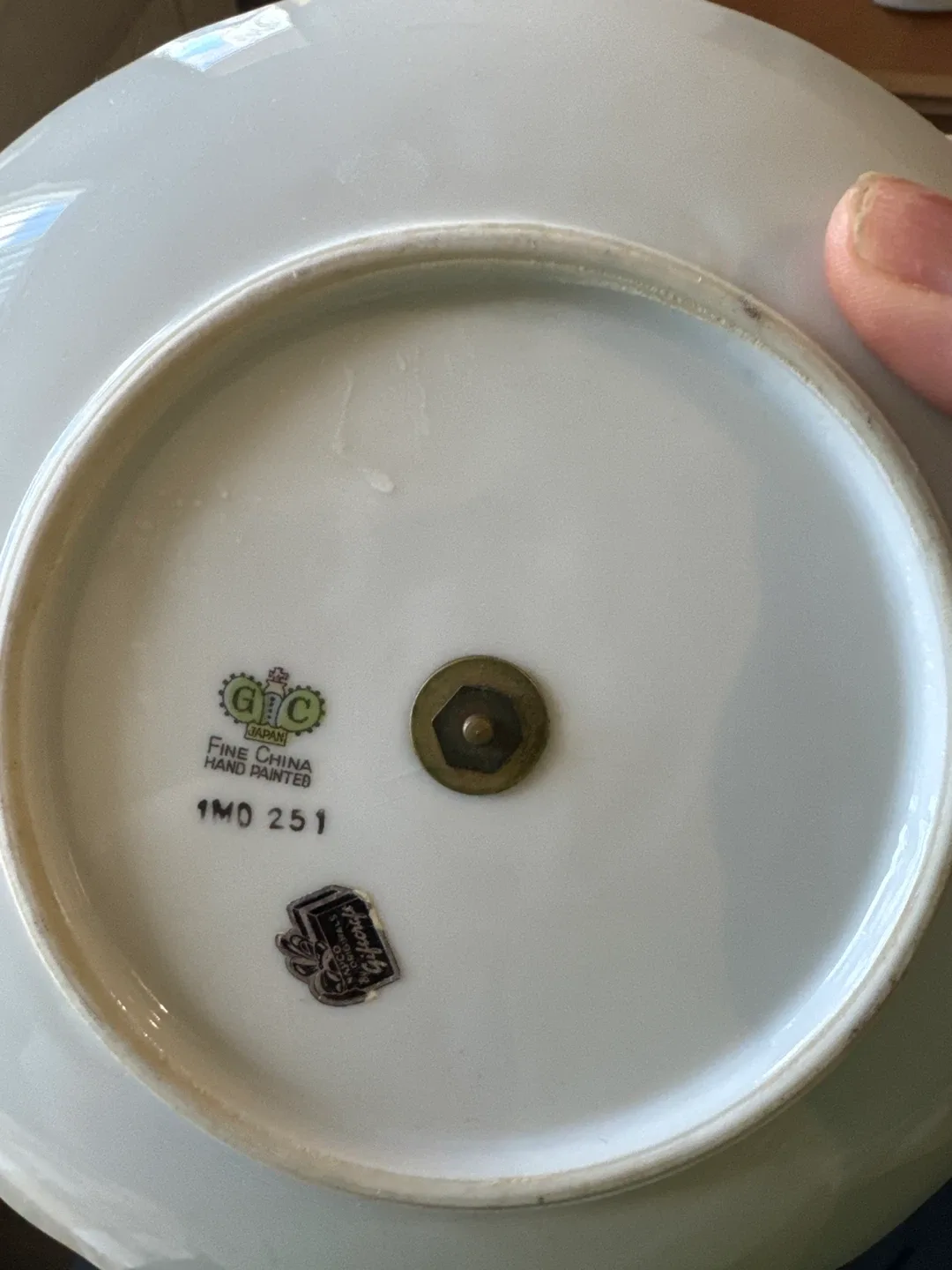 Vintage GTC Fine China Floral 3-Tier Serving Stand image indicator(2)