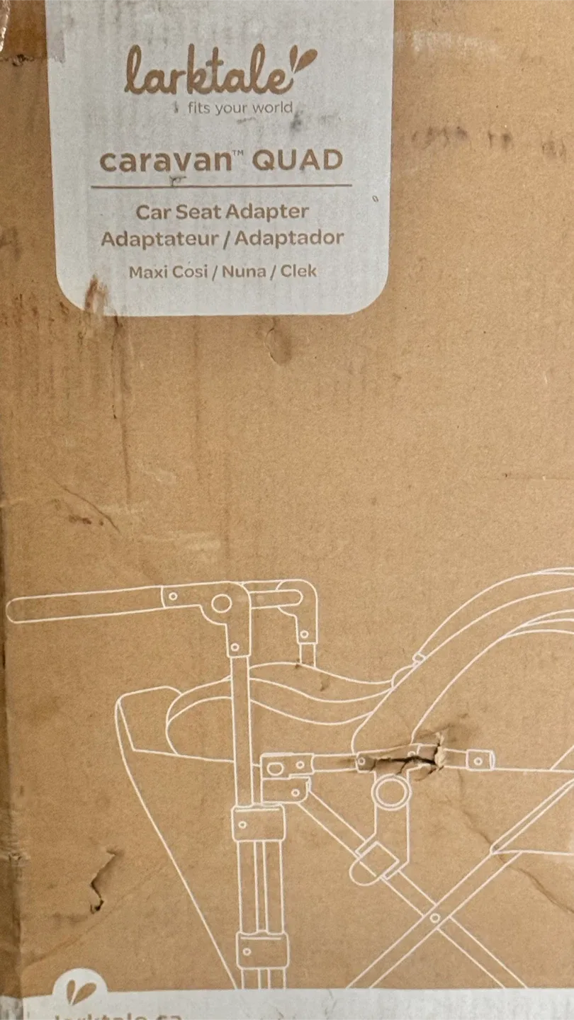 Larktale Caravan QUAD Car Seat Adapter - NEW