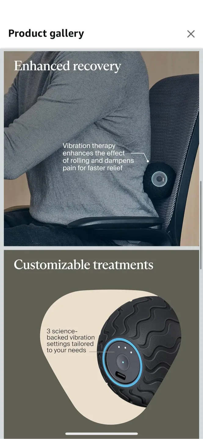 🥕 FACTORY SEALED GIFTABLE- Theragun Wave Solo Massage Ball - NEW image indicator(6)