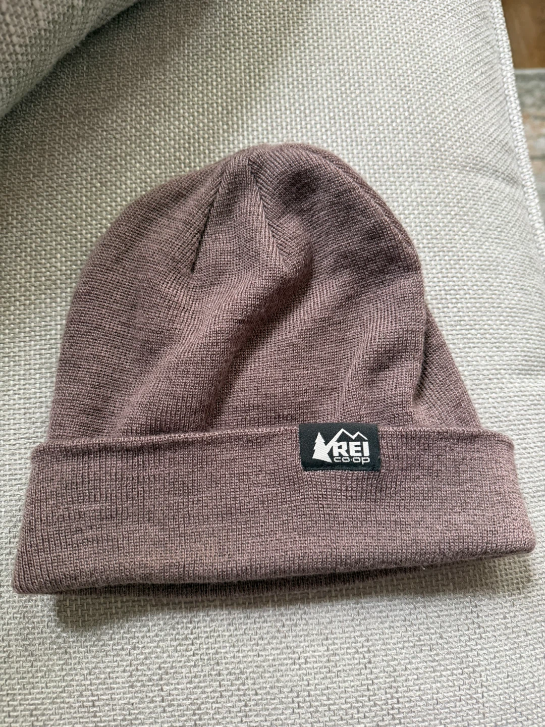 REI Co-op Unisex Lightweight Logo Purple Beanie