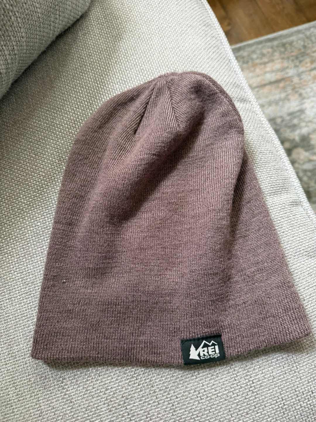 REI Co-op Unisex Lightweight Logo Purple Beanie - photo 2