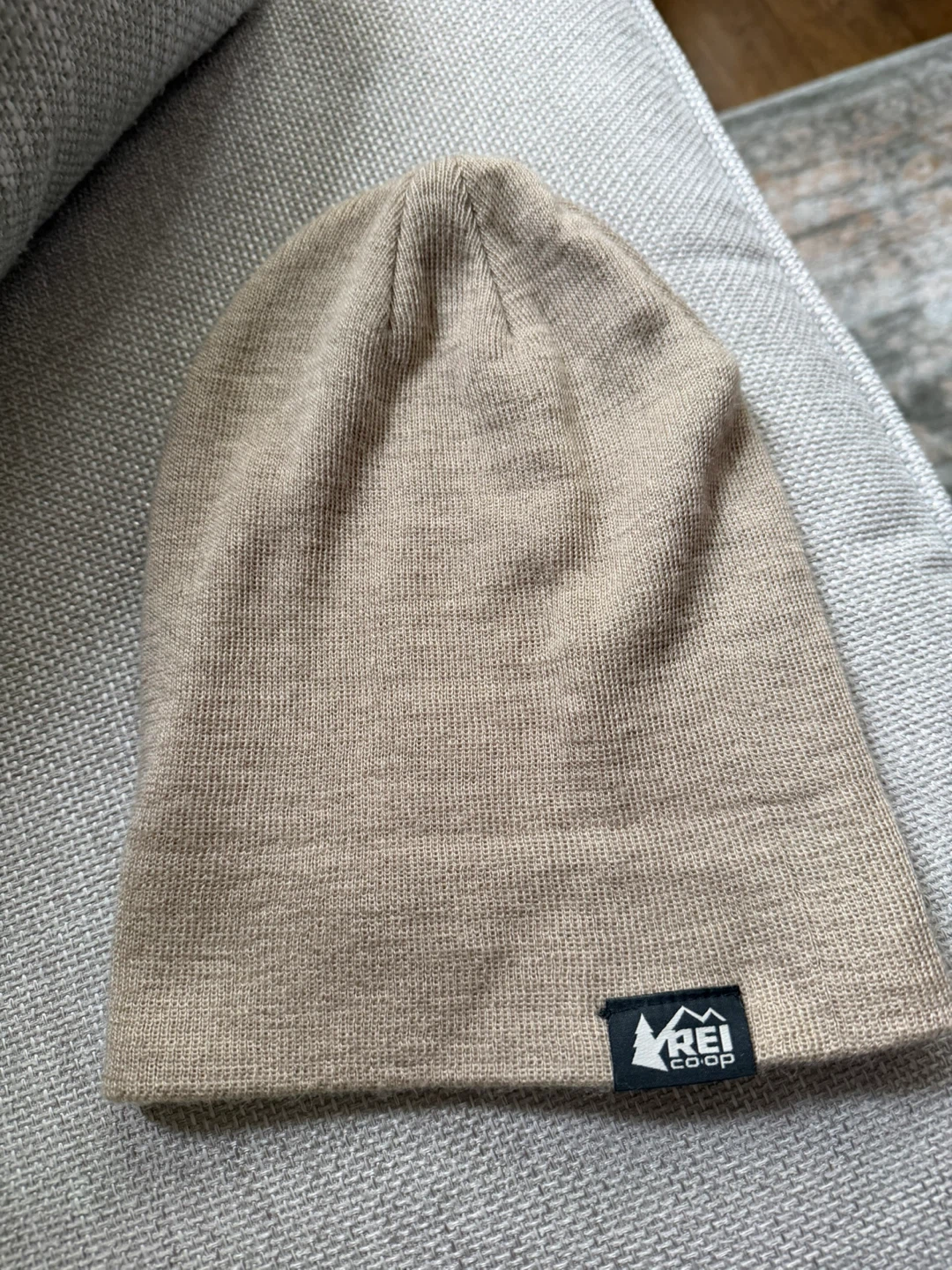 REI Co-op Unisex Lightweight Logo Tan Beanie - photo 2