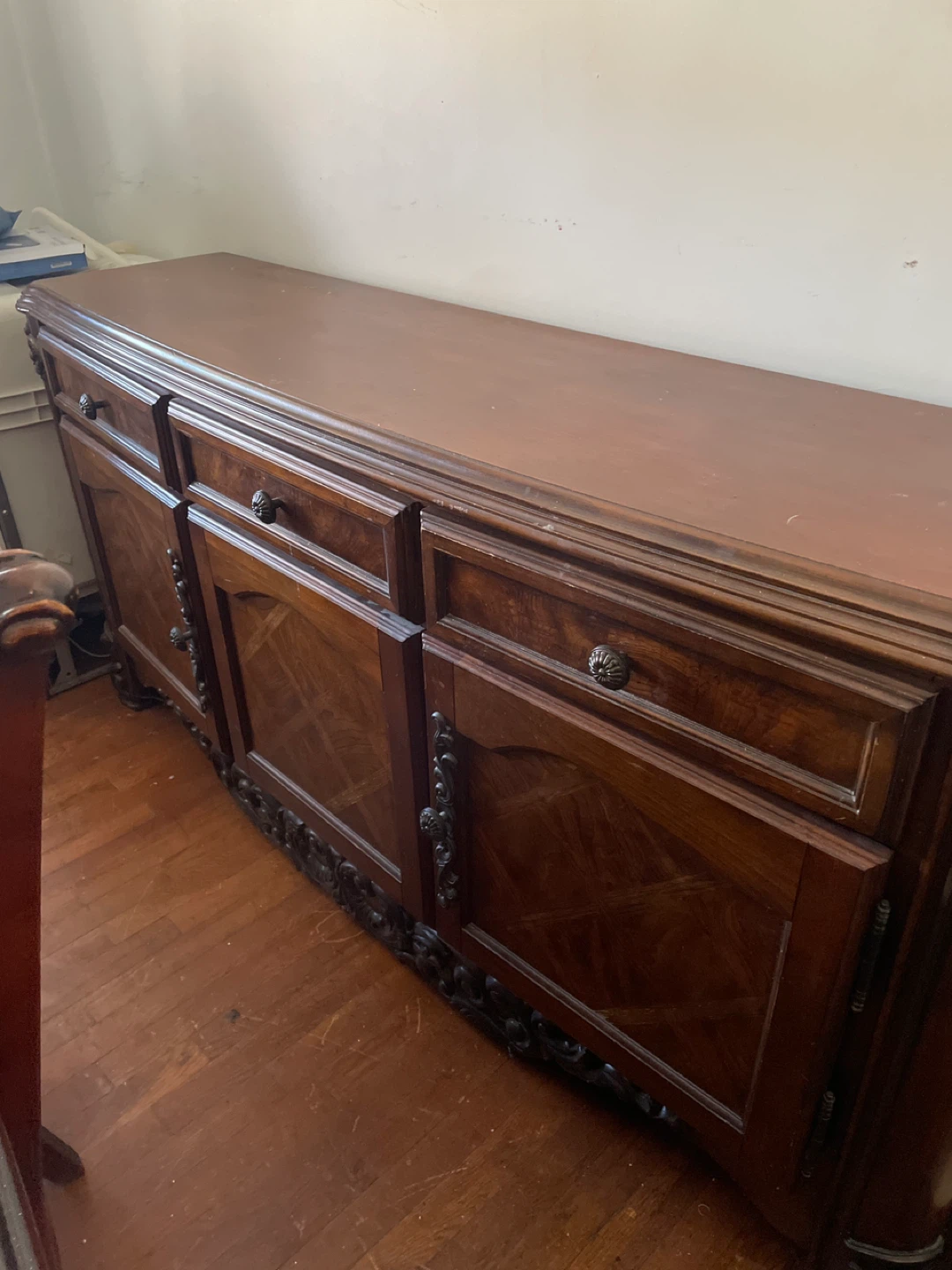 Antique Wood Buffet/Sideboard