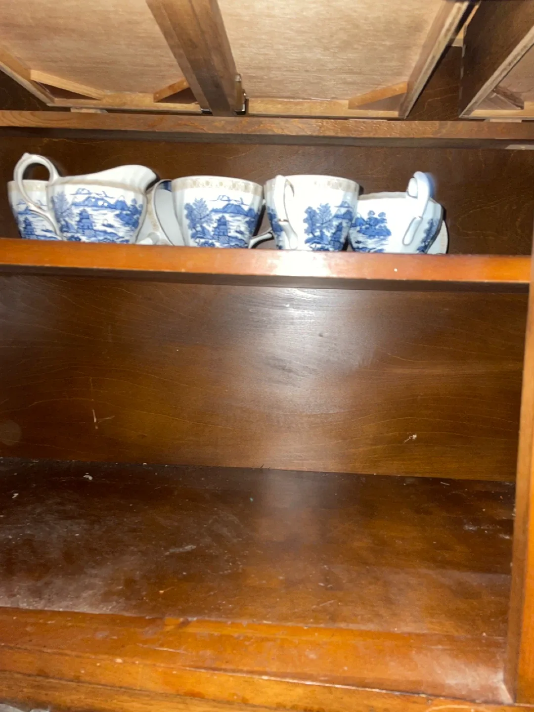 Antique Wood Buffet/Sideboard image indicator(6)