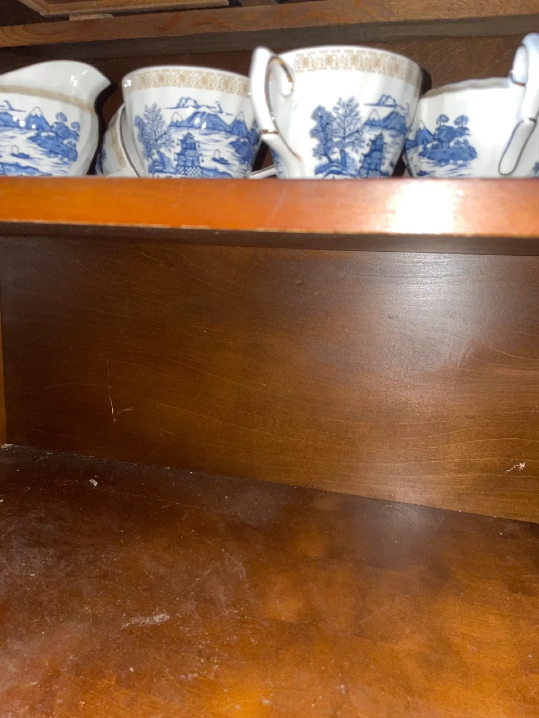 Antique Wood Buffet/Sideboard image indicator(5)