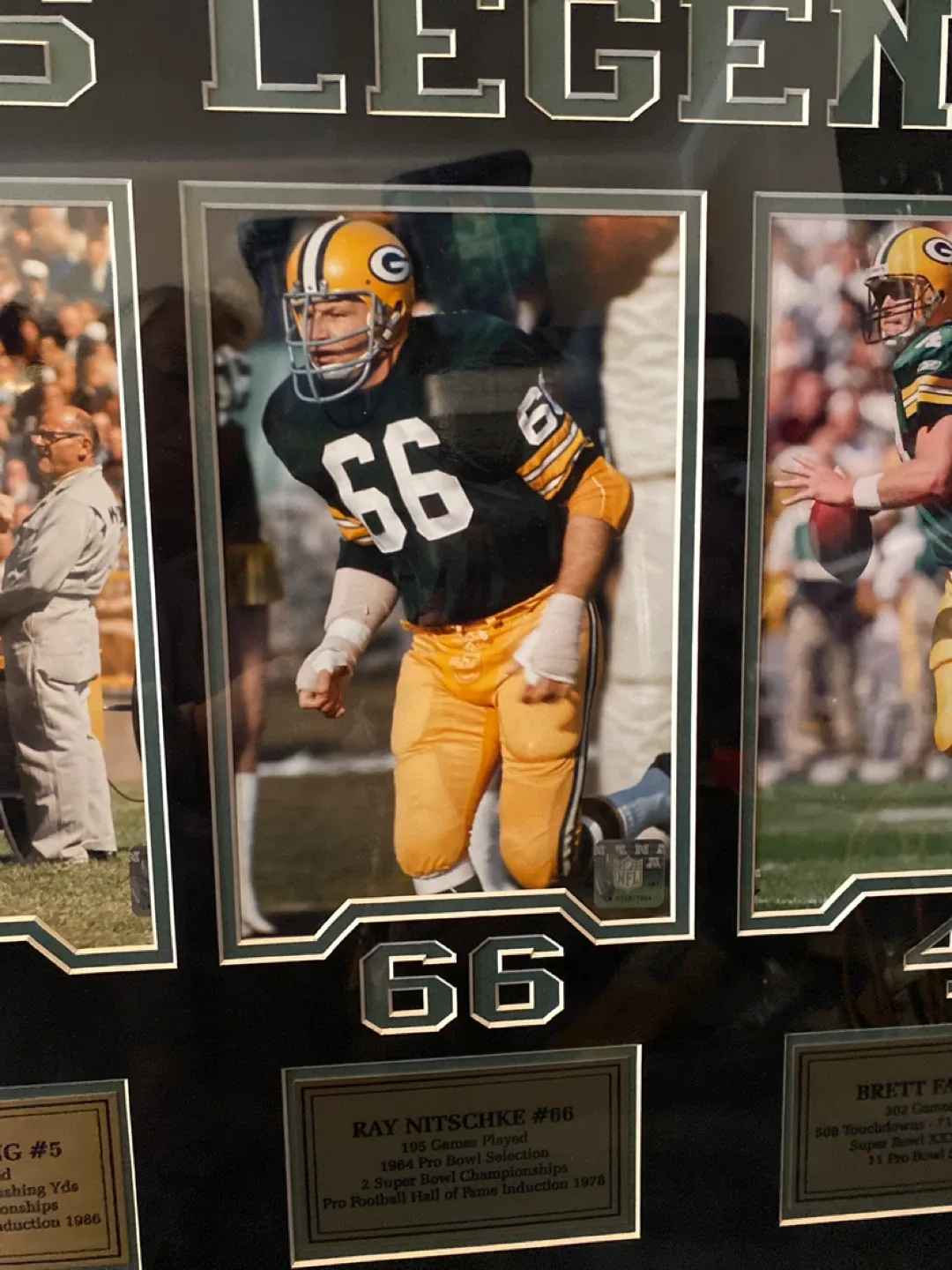 Green Bay Packers Legends Framed Photo image indicator(4)
