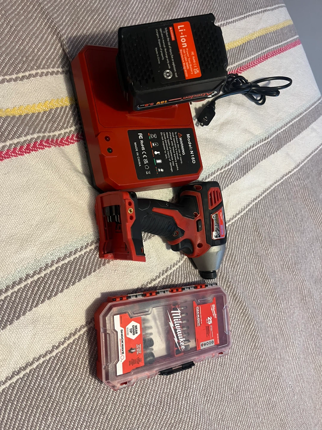 Milwaukee Impact Driver Kit w/ Battery & Charger