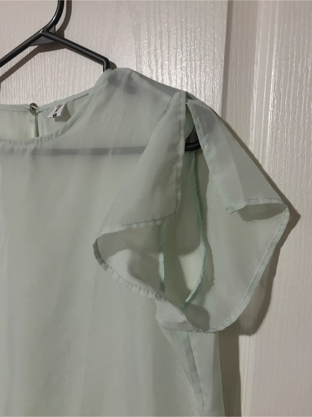 Dress with Sheer Top - Water blue image indicator(4)