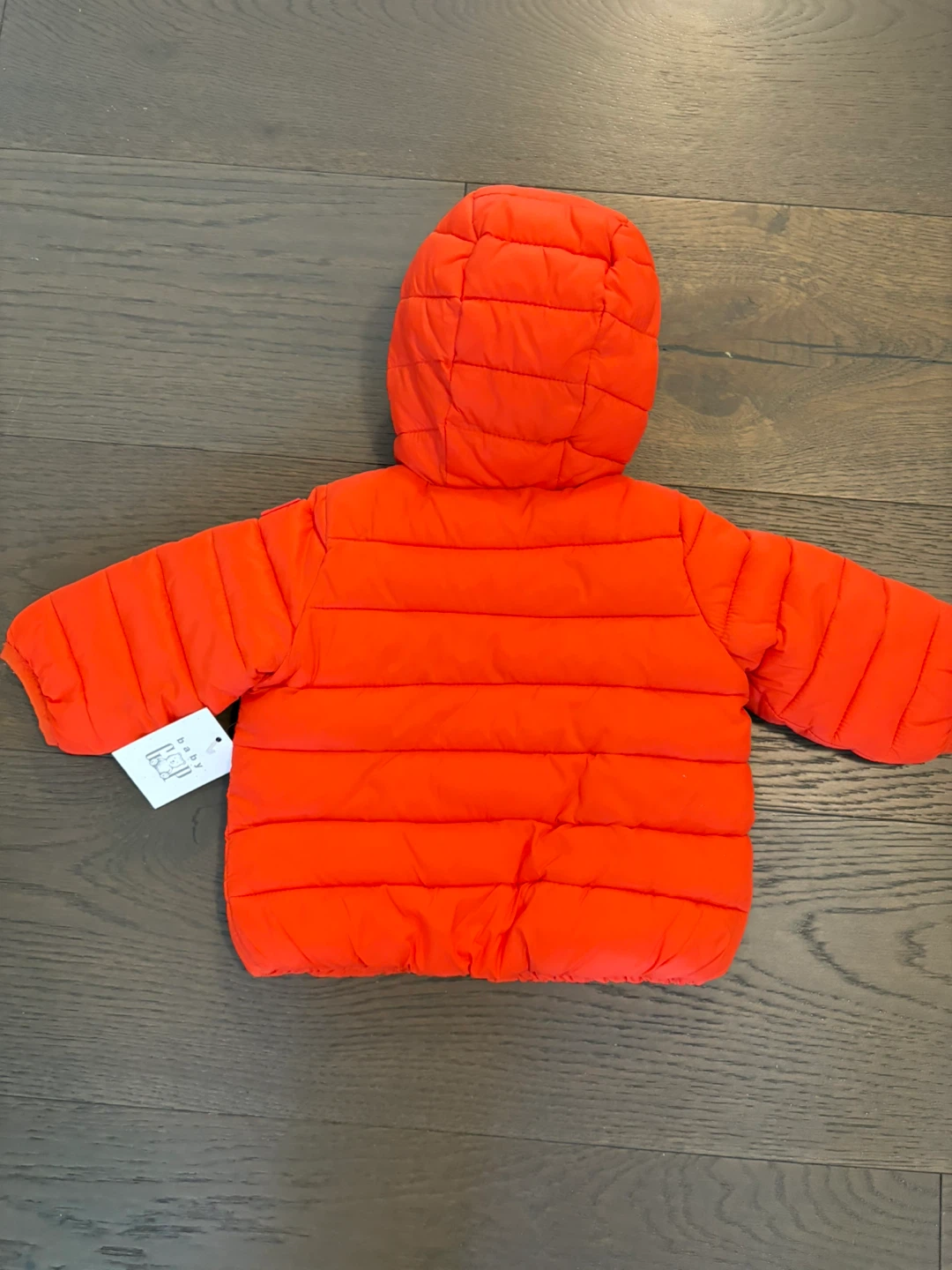 Baby orange baby fall jacket 0-6M NWT retail $75 - photo 4