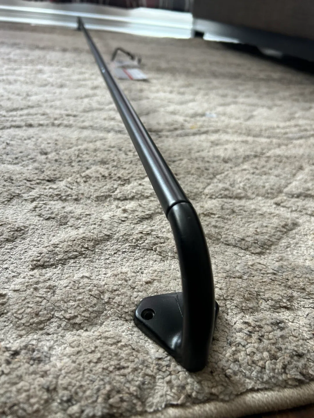 Adjustable Black Curtain Rod image indicator(5)