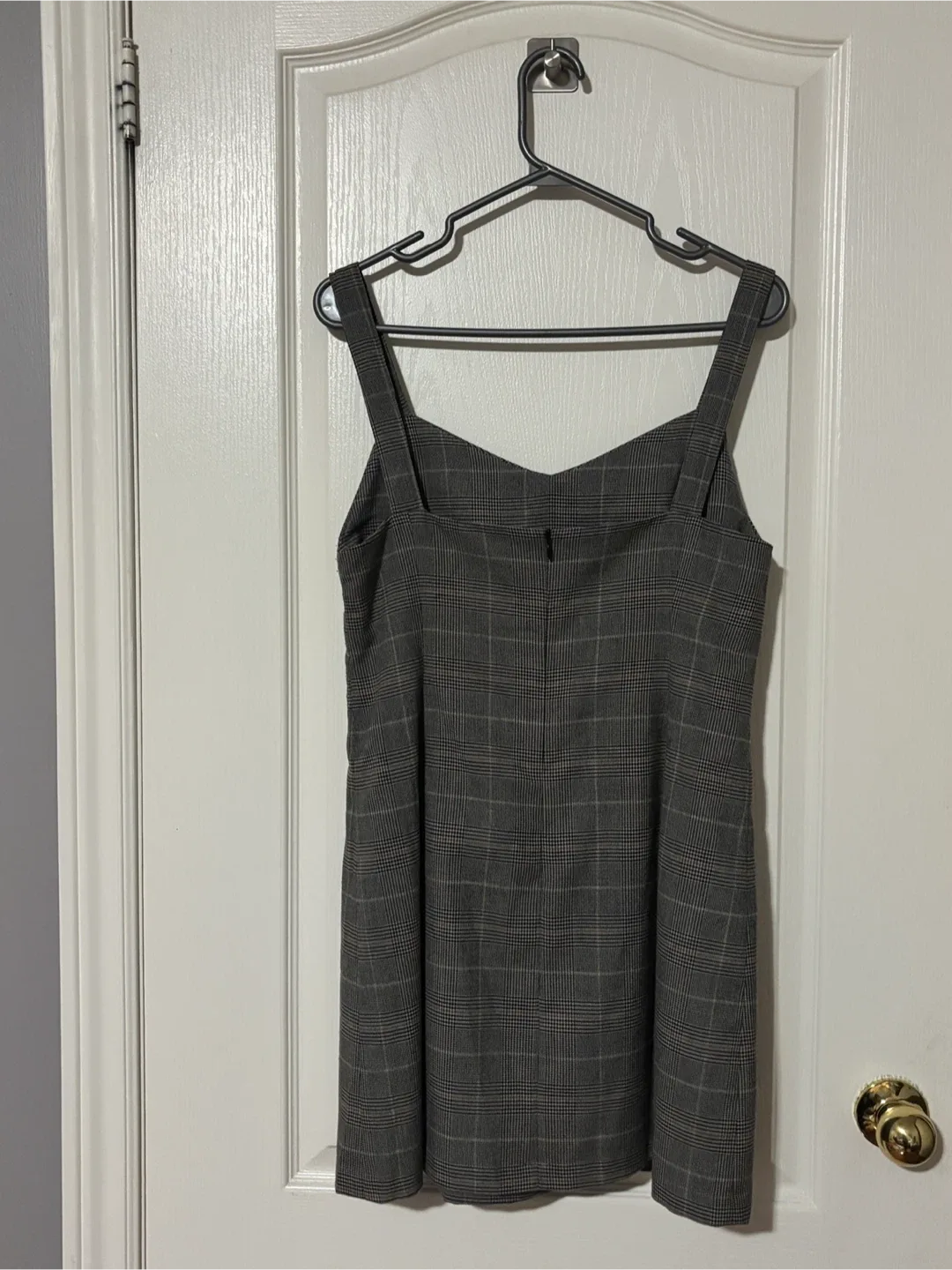 Grey Plaid Mini Dress image indicator(3)