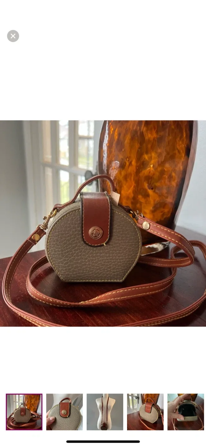 Dooney & Bourke look a like mini Crossbody Barrel Bag thumbnail