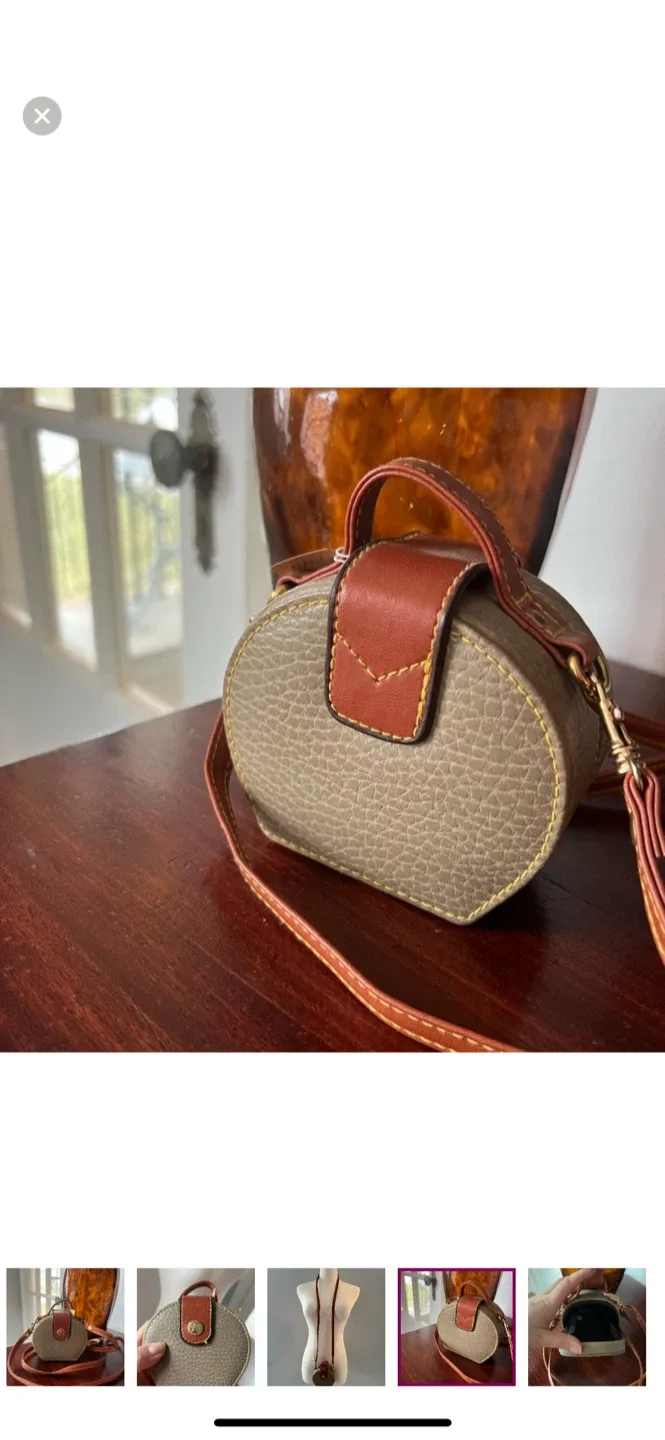 Dooney & Bourke look a like mini Crossbody Barrel Bag image indicator(4)