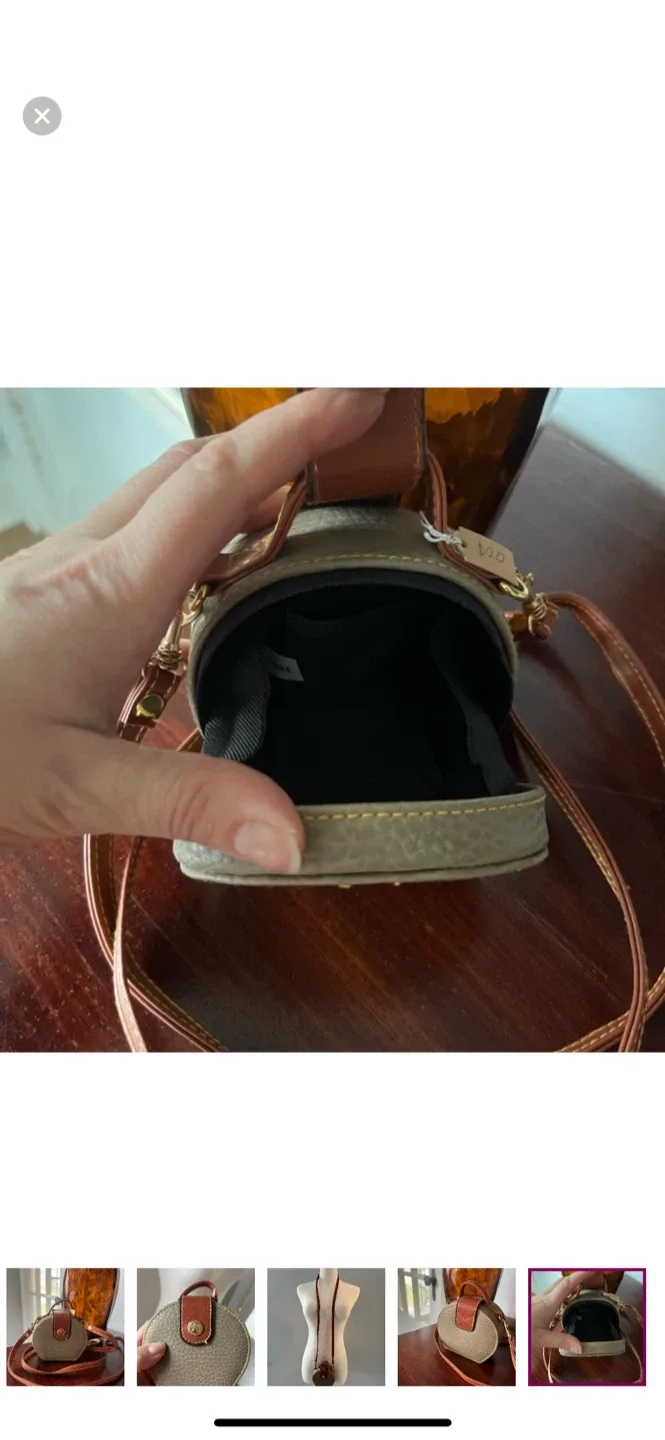 Dooney & Bourke look a like mini Crossbody Barrel Bag image indicator(5)