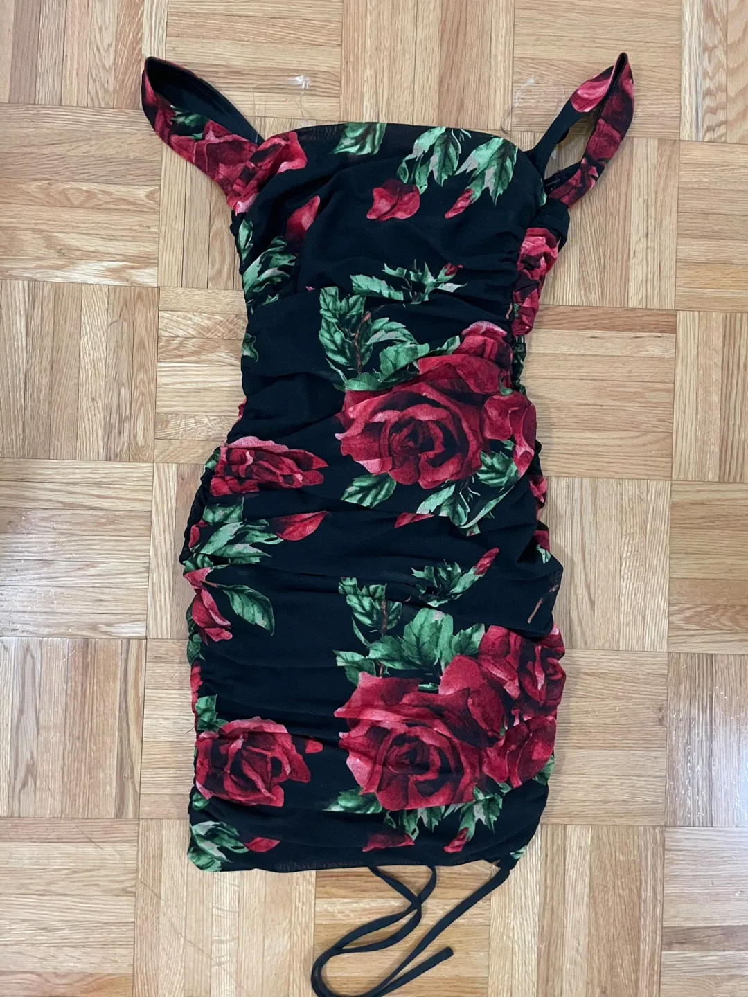 Fashion Nova Rose Print Mini Dress image indicator(2)