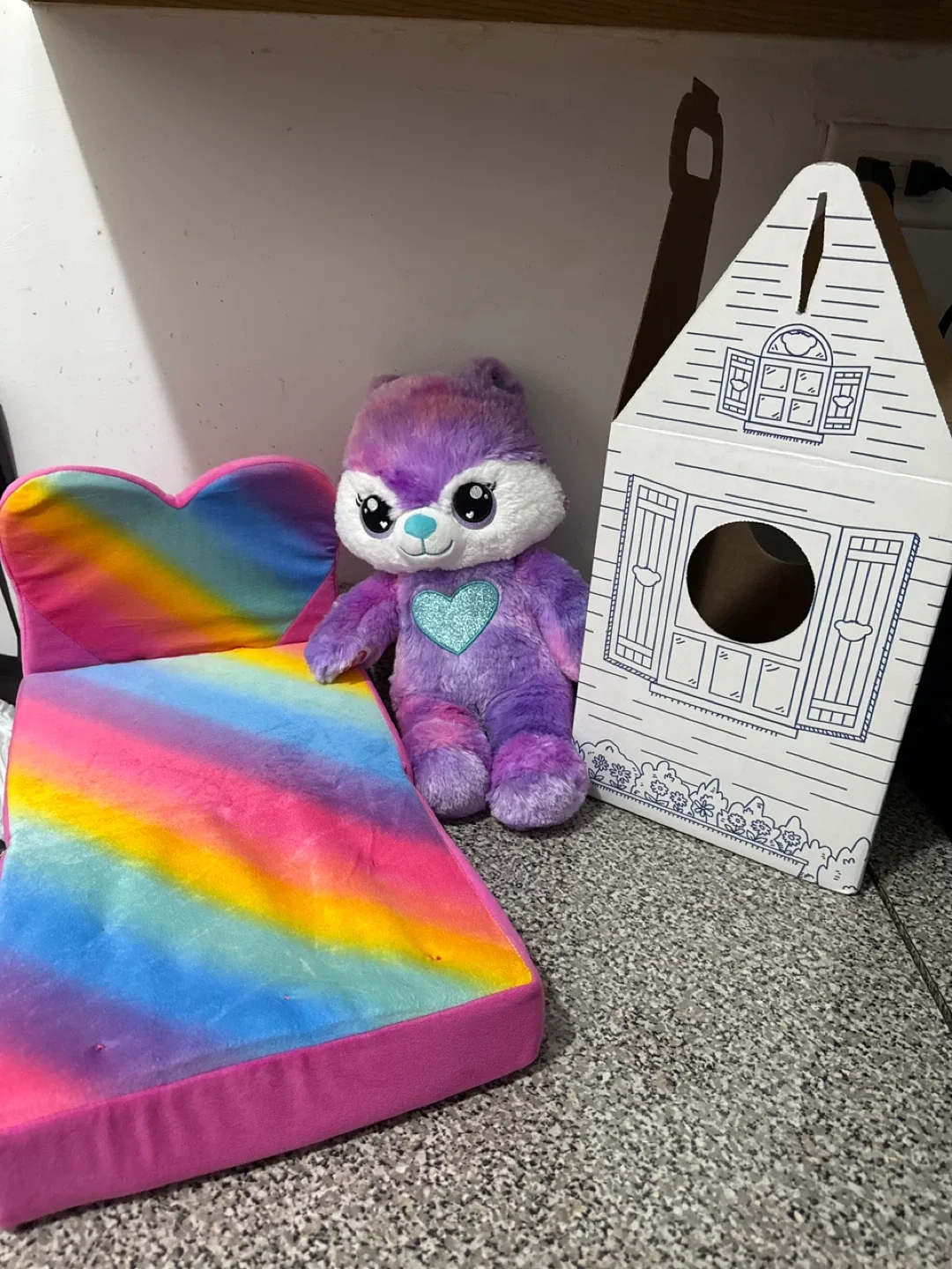 Build-A-Bear Plush with Bed & House thumbnail