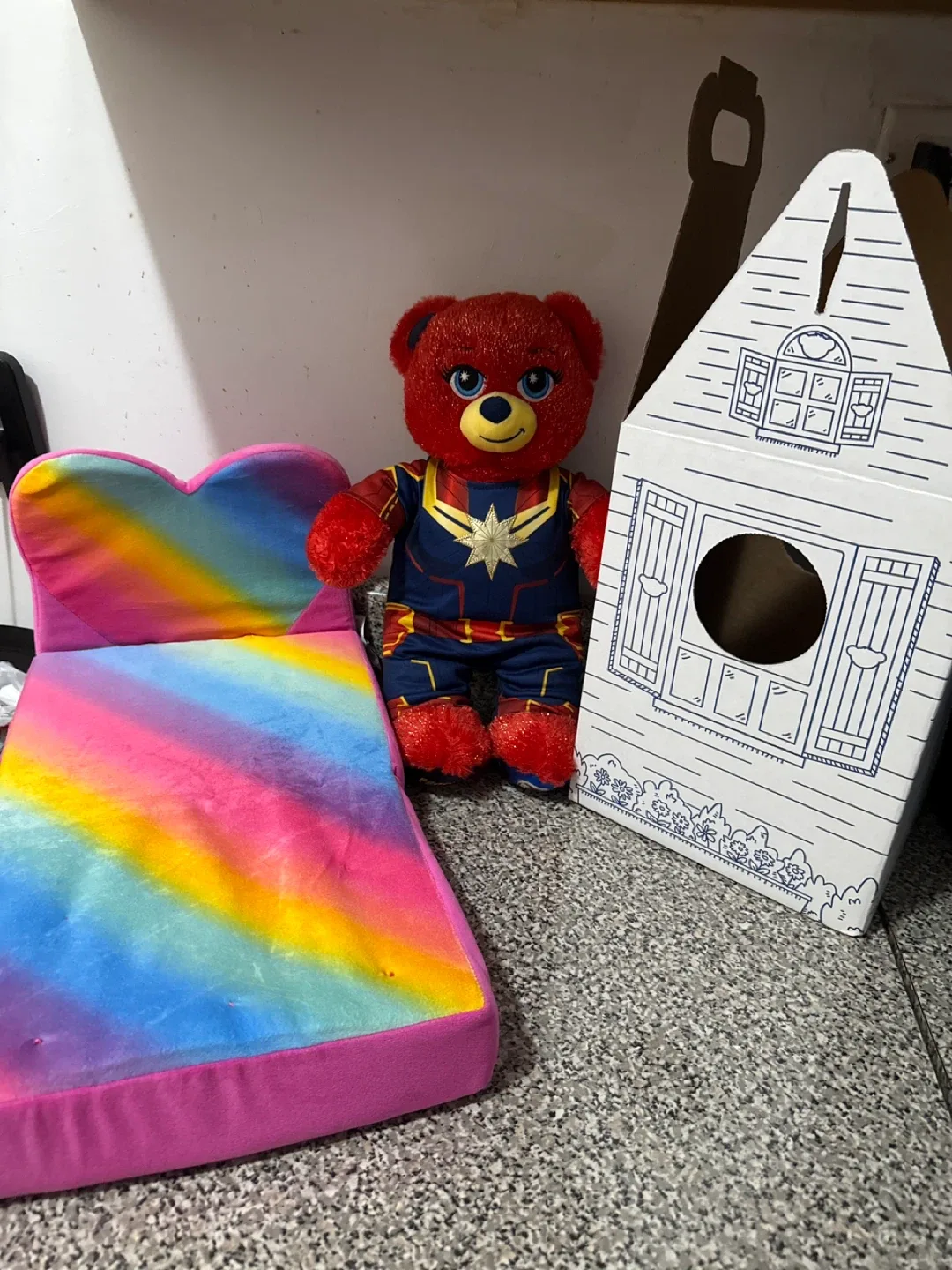 Build-A-Bear Plush with Bed & House image indicator(2)