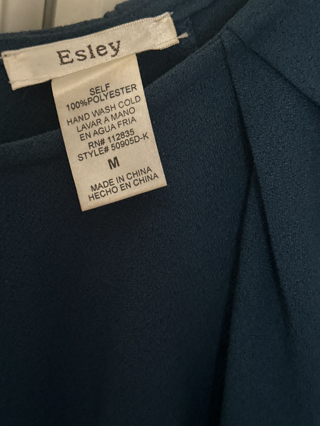 Esley Teal Dress - Size M - photo 2
