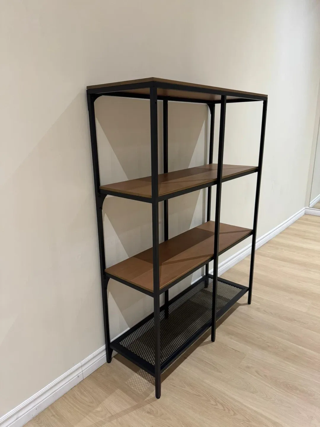 IKEA FJÄLLBO Shelf Unit - Black, 100x136 cm image indicator(4)