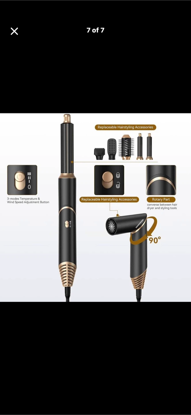 6-in-1 Hot Air Styler - New in Box