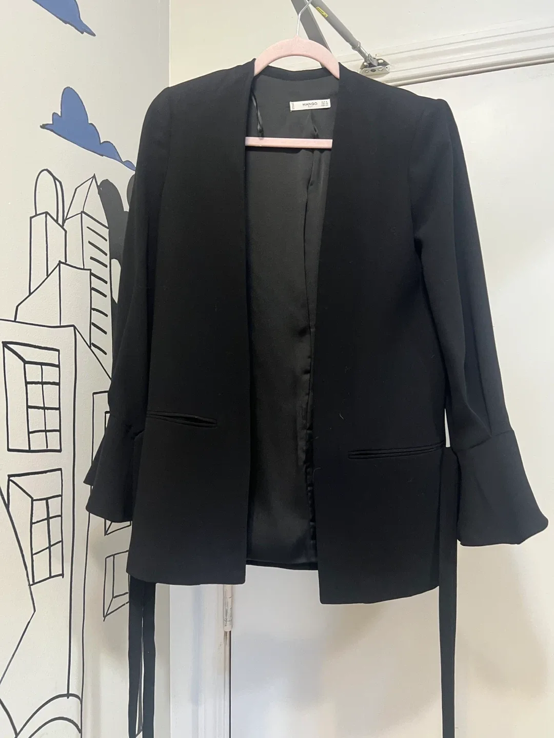 Mango Black Blazer, Size S thumbnail