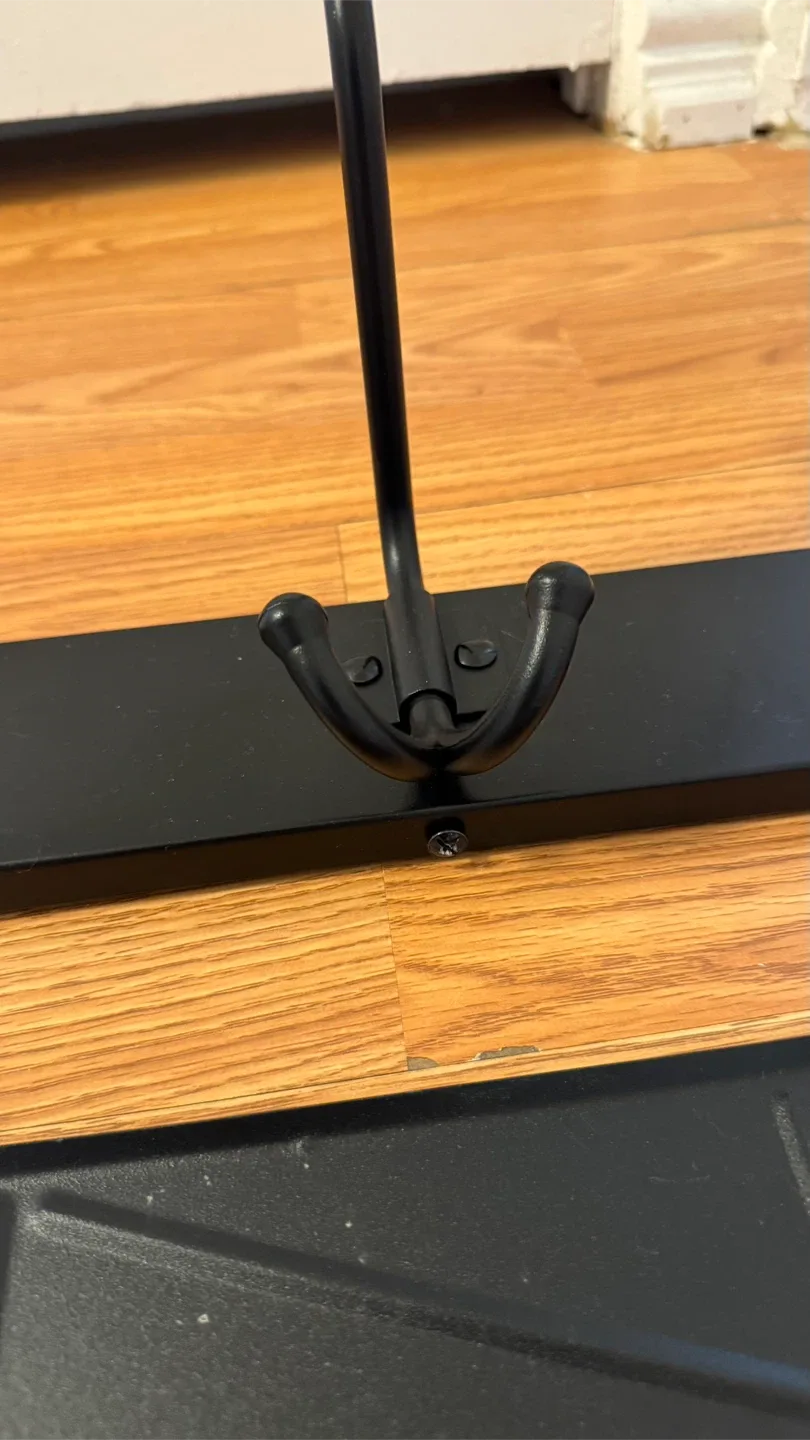 IKEA Rack with 3 hooks, black image indicator(2)