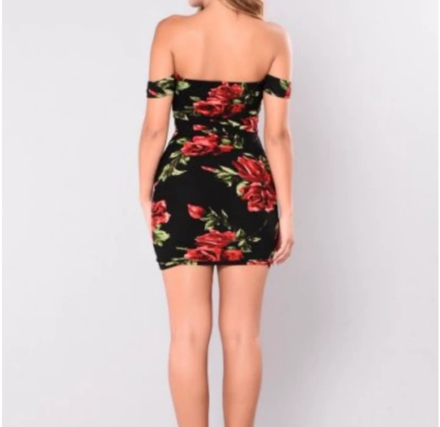 Fashion Nova Rose Print Mini Dress image indicator(4)
