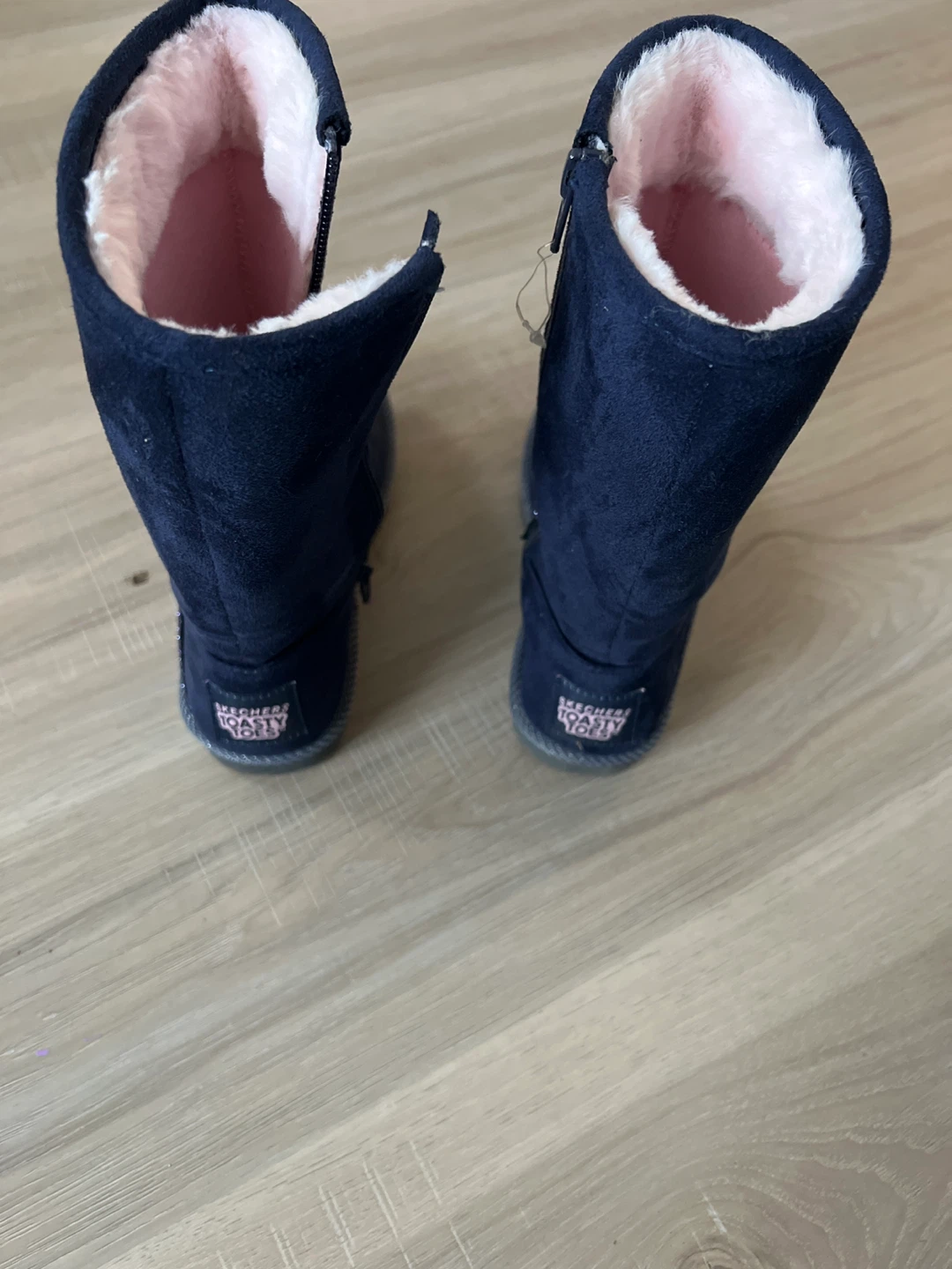Skechers Kids Navy Blue Boots - Size 1 - photo 2