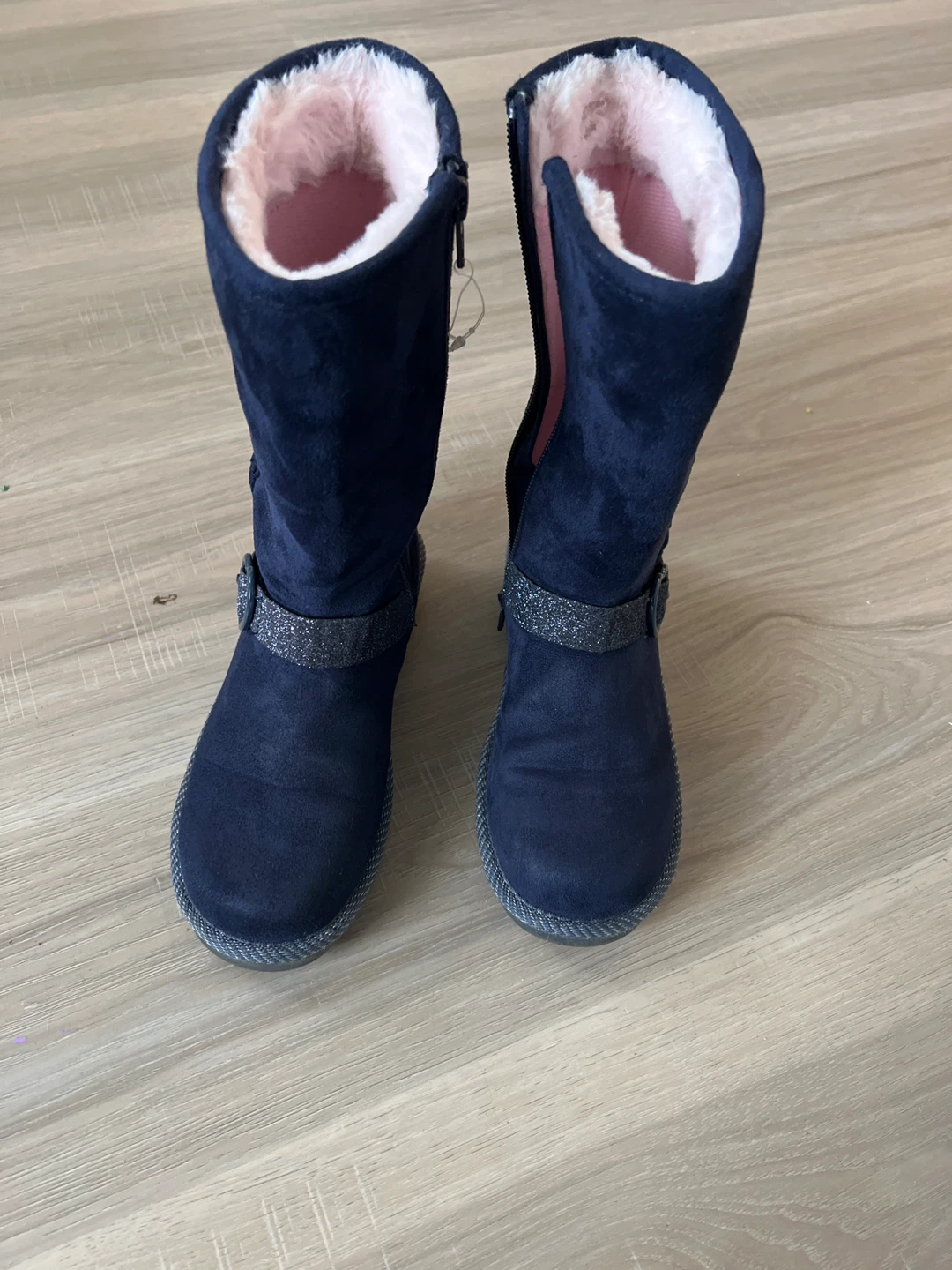 Skechers Kids Navy Blue Boots - Size 1