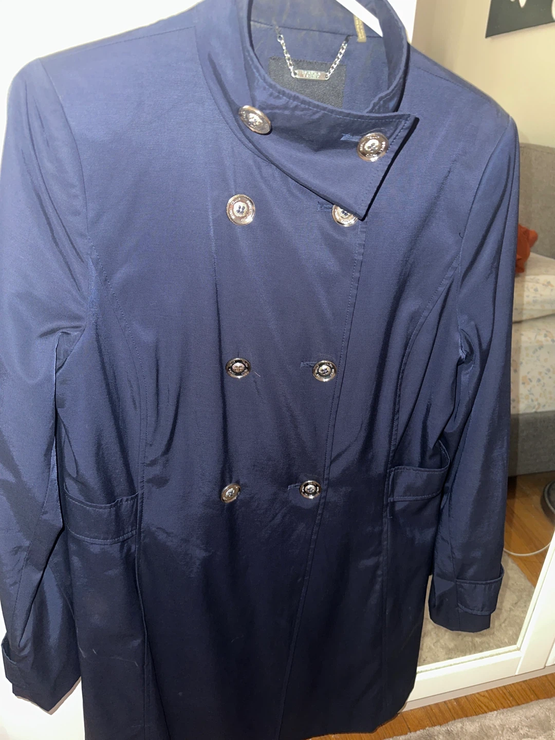 Ivanka Trump Navy Blue Coat