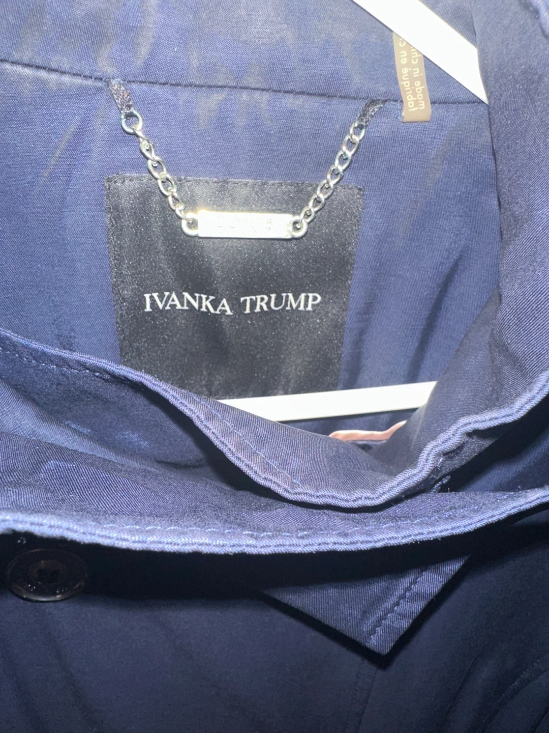 Ivanka Trump Navy Blue Coat - photo 2