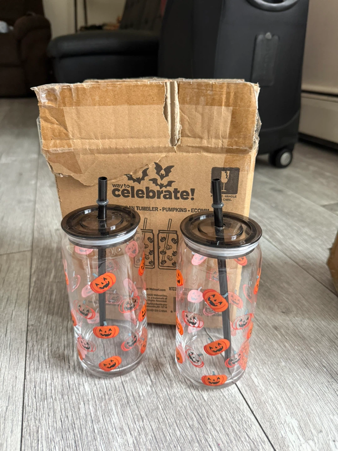 Way To Celebrate! Pumpkin Tumblers