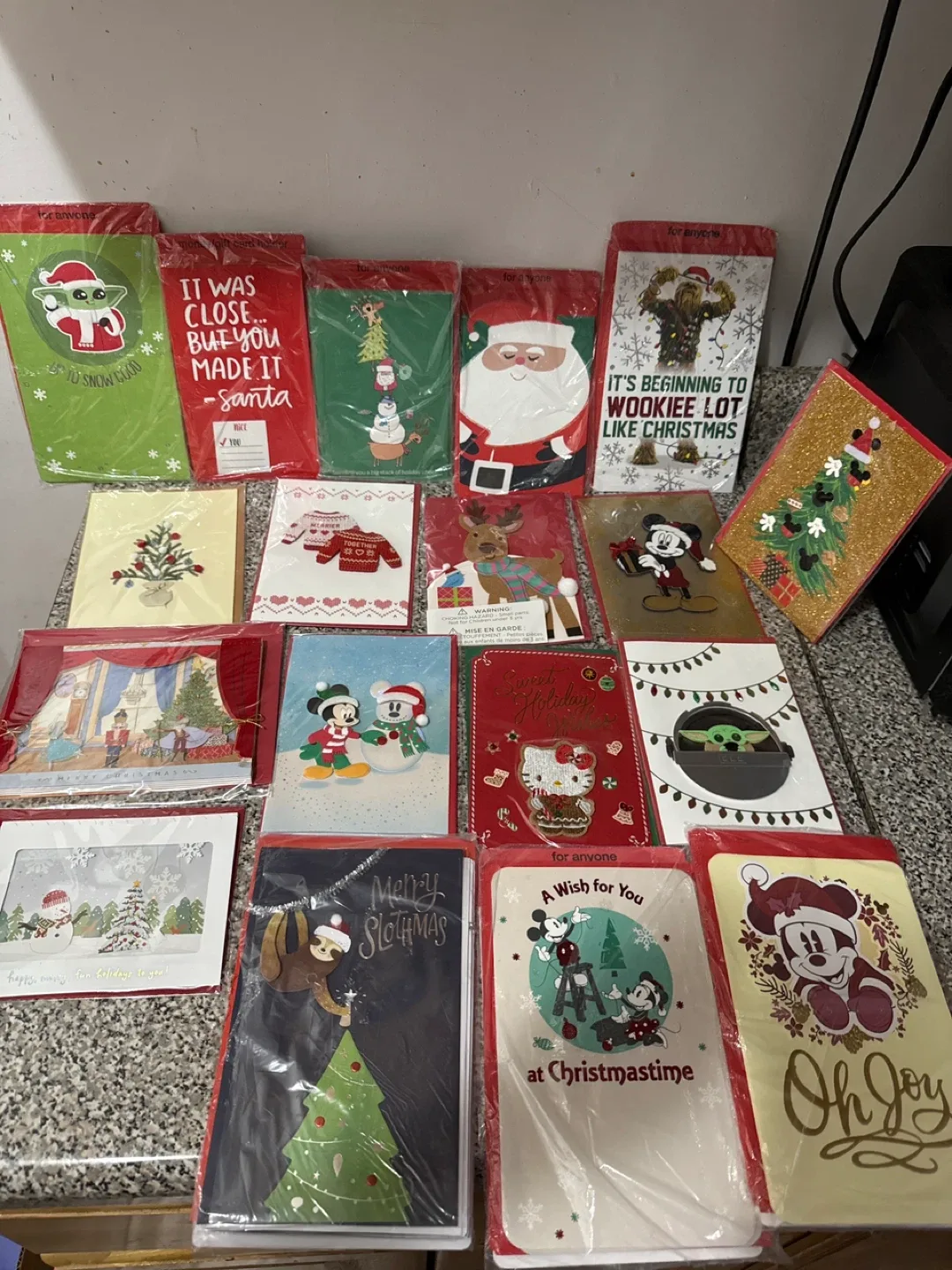 Christmas cards sold individually for $1 each cards w/envelope image indicator(2)