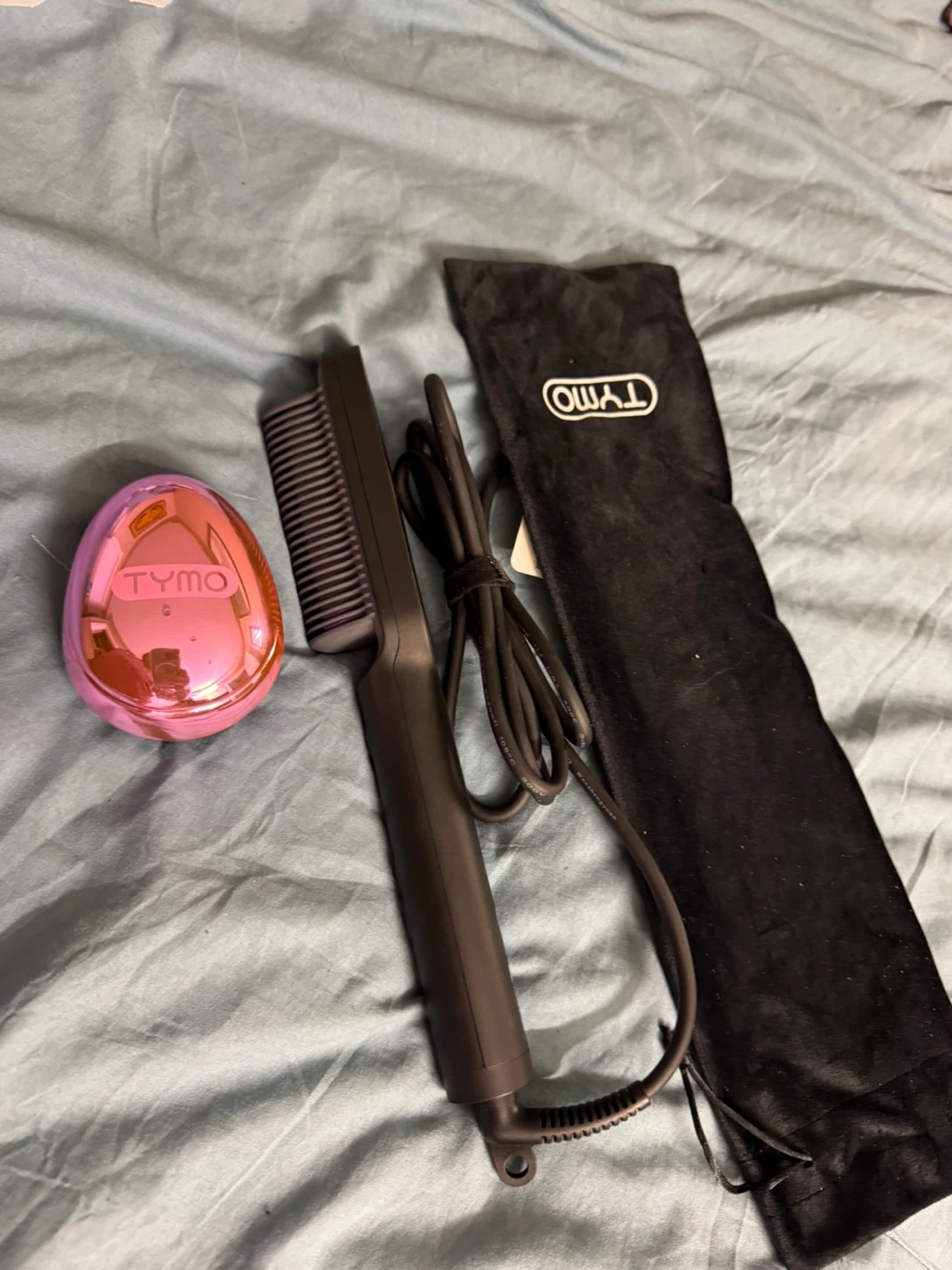 TYMO Hair Straightener Brush + Detangling Brush - photo 2