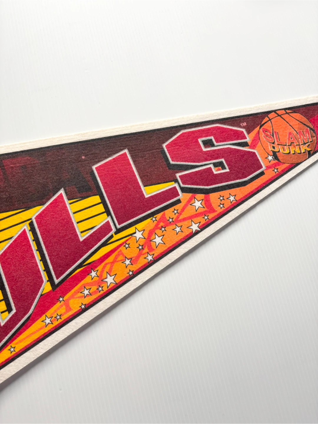 Vintage Chicago bulls NBA basketball pennant - photo 3