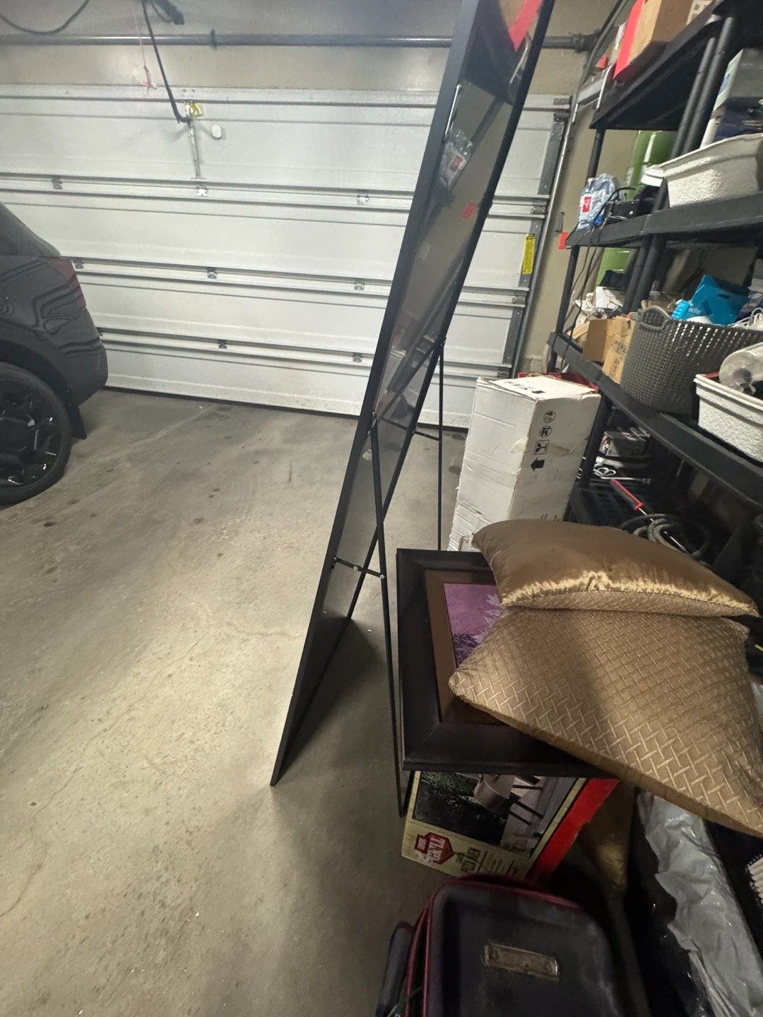 Arch Full Length Mirror - Black Frame - photo 2