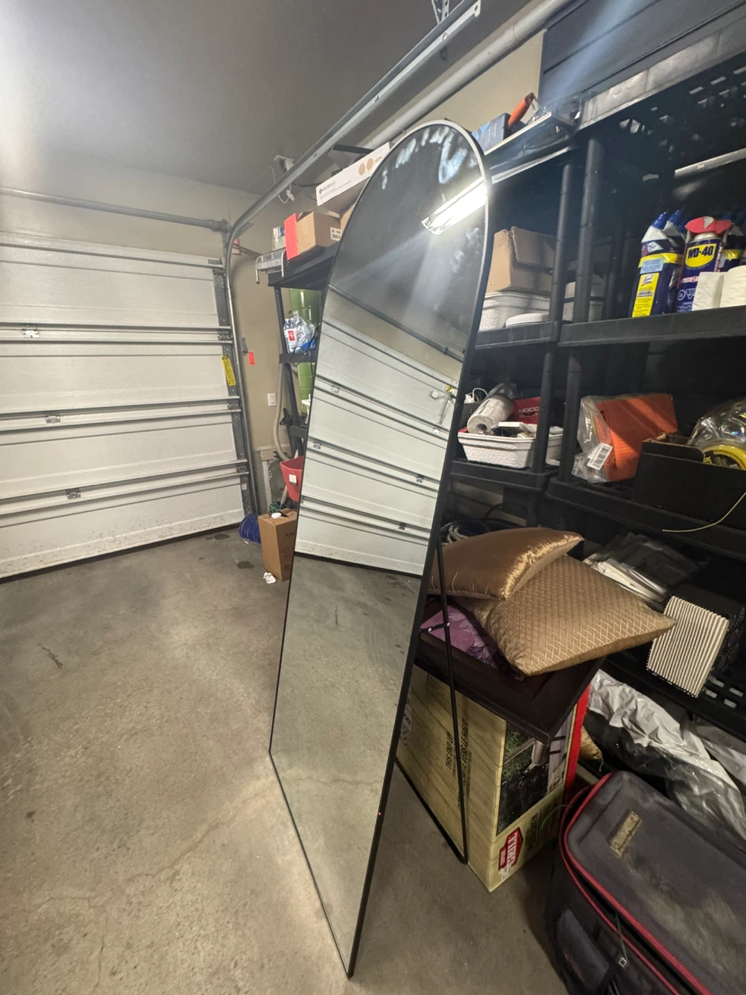 Arch Full Length Mirror - Black Frame