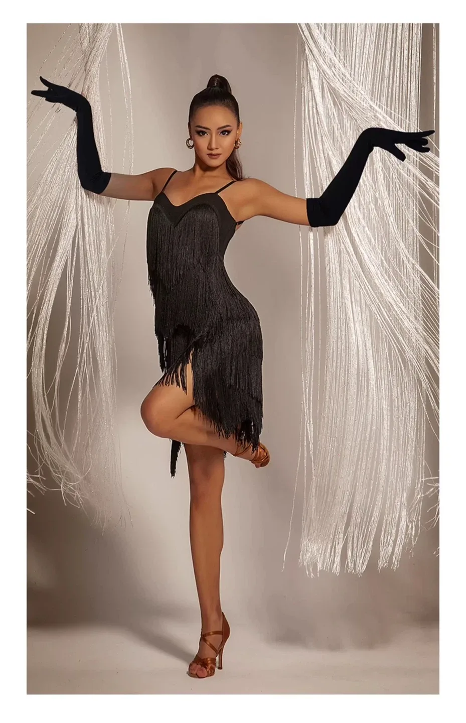 Latin Dance Competition Dress image indicator(6)