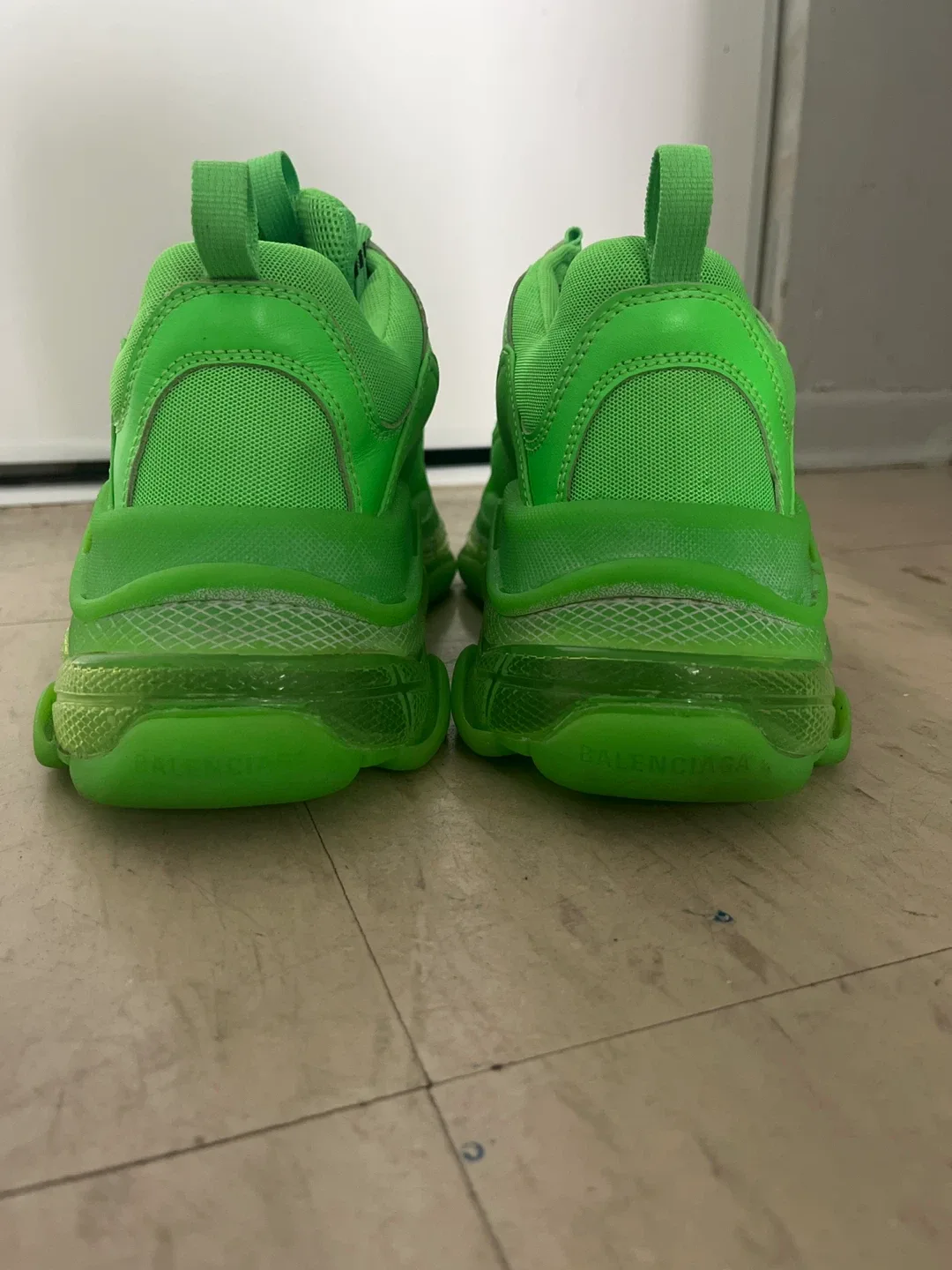 Balenciaga Triple S Neon Green Size 45 image indicator(3)