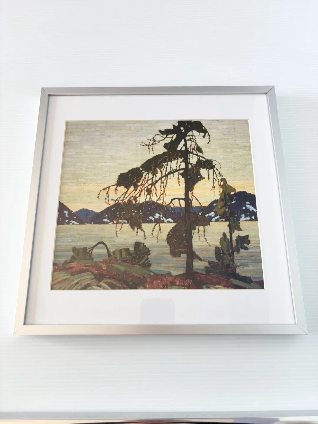 Pair of group of seven framed art prints image indicator(2)