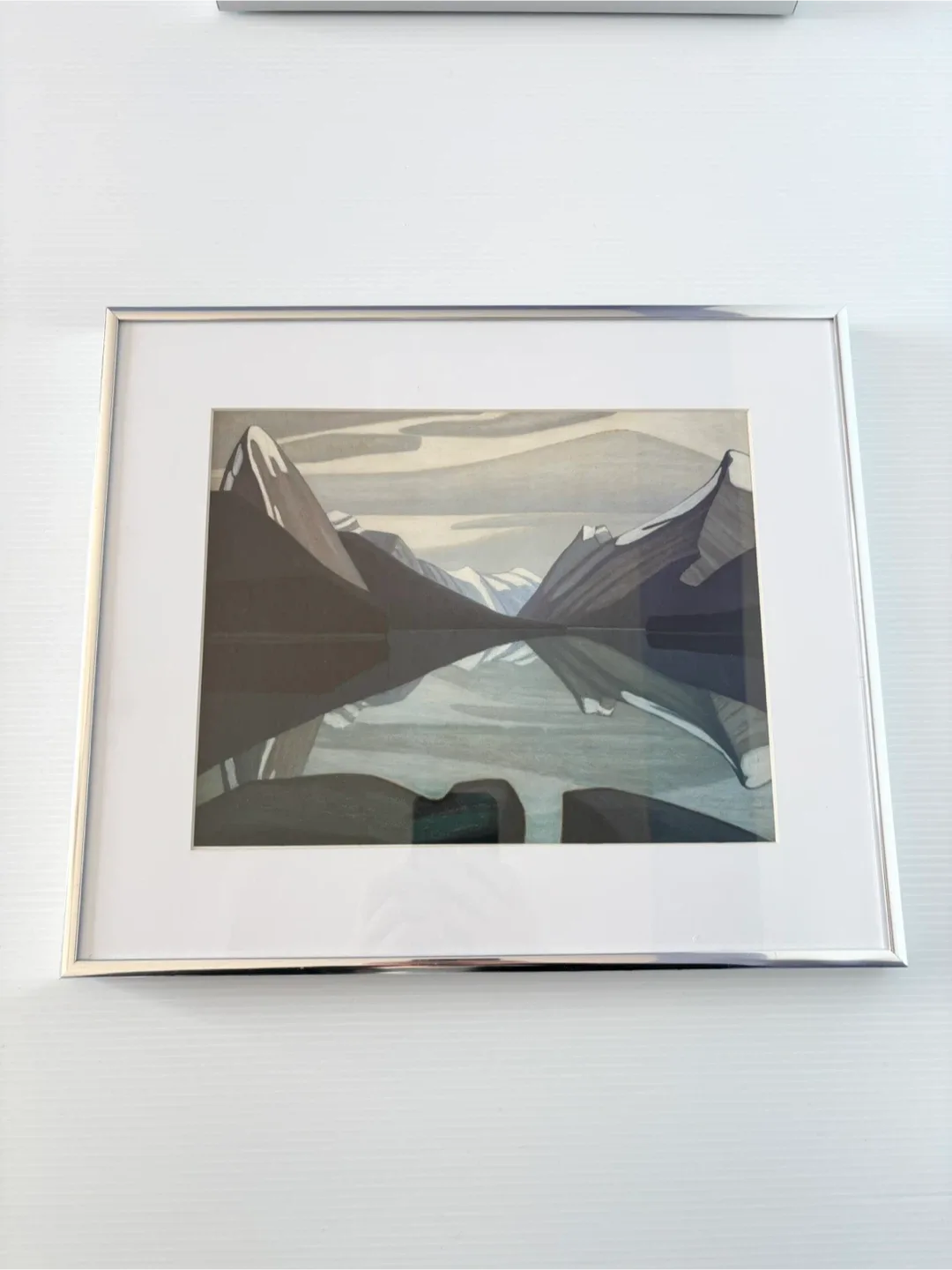 Pair of group of seven framed art prints image indicator(3)