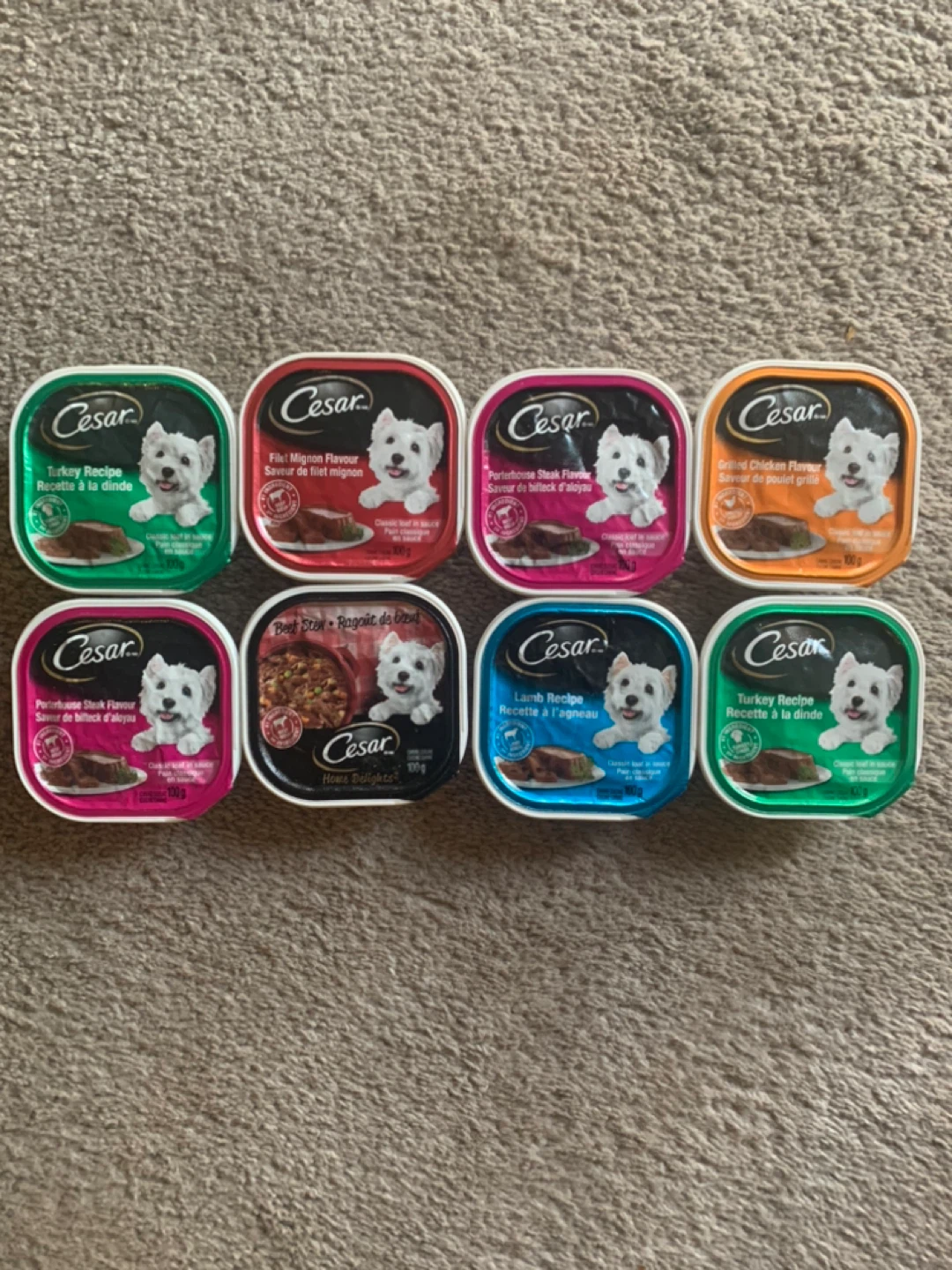 Cesar Dog Food Variety Pack